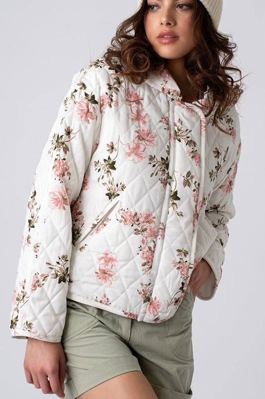 
                      
                        Diamond Quilt Garden Bomber
                      
                    