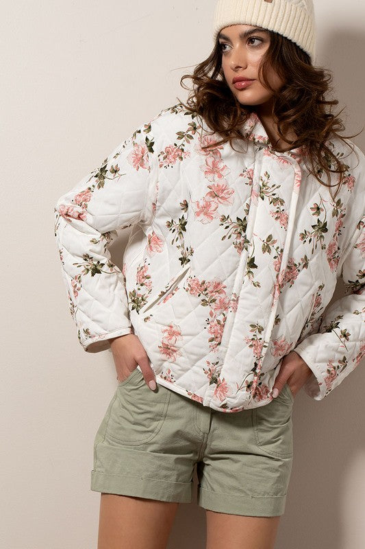 
                      
                        Diamond Quilt Garden Bomber
                      
                    