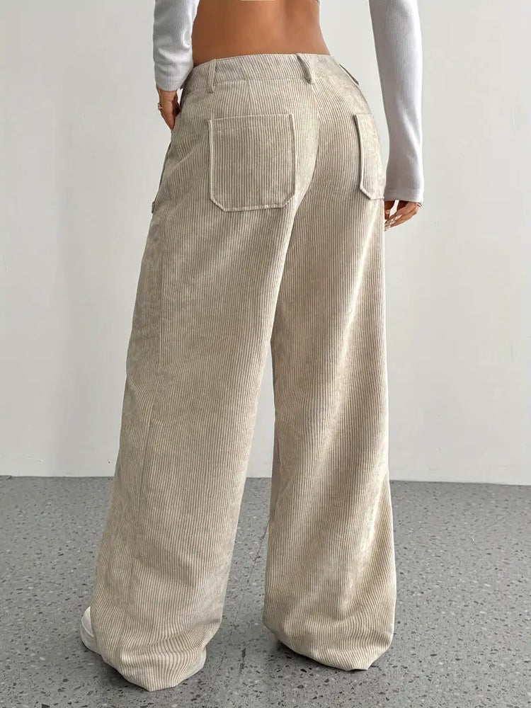 
                      
                        Corduroy Wide Leg Pants
                      
                    