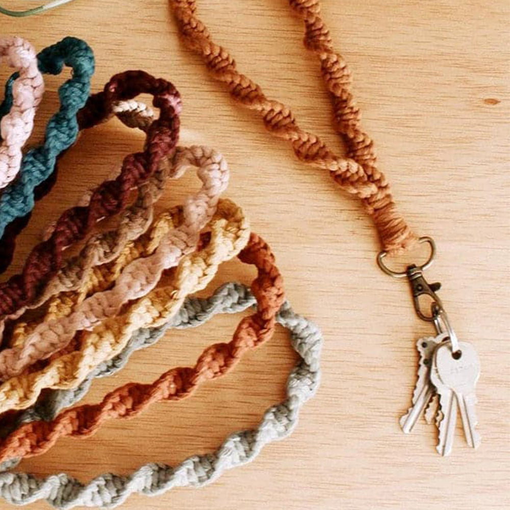 
                      
                        Khaki Twist Braided Wristlet Keychain
                      
                    